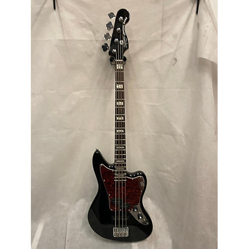 Squier Used Squier Custom Jaguar Bass Black Electric Bass Guitar Black