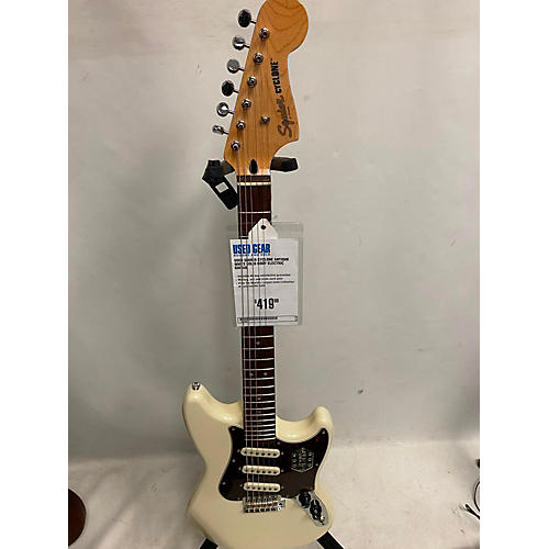 Squier Used Squier Cyclone Antique White Solid Body Electric Guitar Antique White