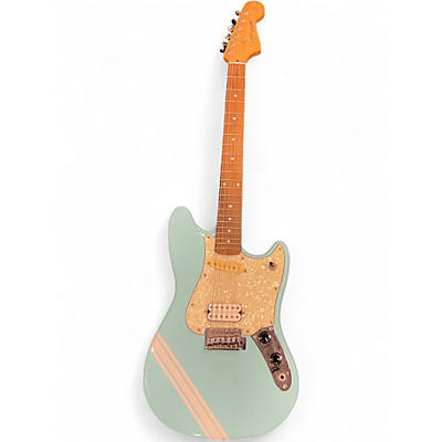 Used Squier Cyclone Daphne Blue Solid Body Electric Guitar