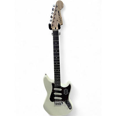 Used Squier Cyclone Olympic Pearl Solid Body Electric Guitar