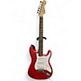 Used Squier DEBUT STRAT Satin Red Solid Body Electric Guitar Satin Red