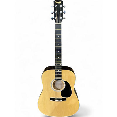 Used Squier DG10 Natural Acoustic Guitar