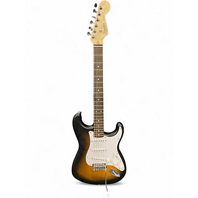 Used Squier Debut Collection Strat  2 Color Sunburst Solid Body Electric Guitar