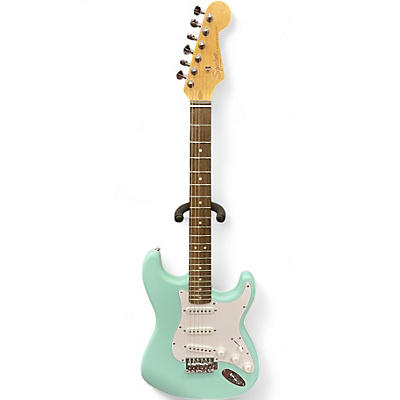 Used Squier Debut Collection Stratocaster Daphne Blue Solid Body Electric Guitar
