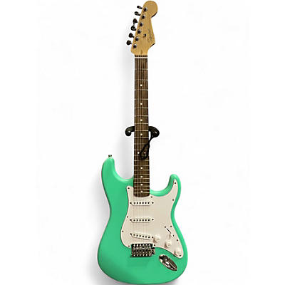 Used Squier Debut Collection Stratocaster Seafoam Green Solid Body Electric Guitar