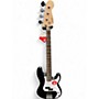 Used Squier Debut Series Precision Bass Matte Black Electric Bass Guitar Matte Black