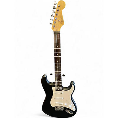 Used Squier Debut Stratocaster Black Solid Body Electric Guitar