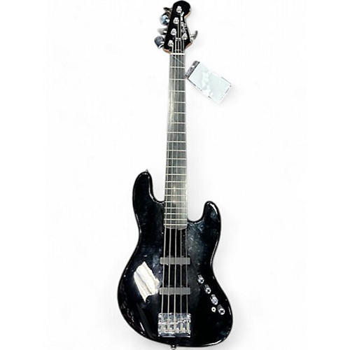 Squier Used Squier Deluxe Jazz Bass Active V 5 String BLACK Electric Bass Guitar BLACK