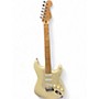 Used Squier Deluxe Stratocaster Olympic White Solid Body Electric Guitar Olympic White