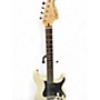 Used Squier Deluxe Stratocaster White Solid Body Electric Guitar White