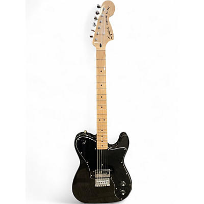 Used Squier ESQUIRE DELUXE Black Solid Body Electric Guitar