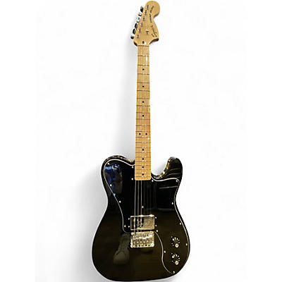 Used Squier ESQUIRE DELUXE Metallic Black Solid Body Electric Guitar