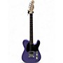 Used Squier ESQUIRE H TELE PURPLE Solid Body Electric Guitar PURPLE