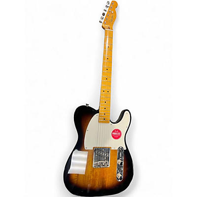 Used Squier Esquire 2 Color Sunburst Solid Body Electric Guitar