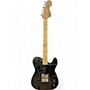 Used Squier Used Squier Esquire Deluxe Metallic Black Solid Body Electric Guitar Metallic Black