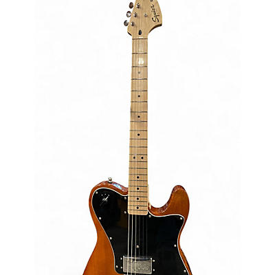 Used Squier Esquire Deluxe Natural Solid Body Electric Guitar