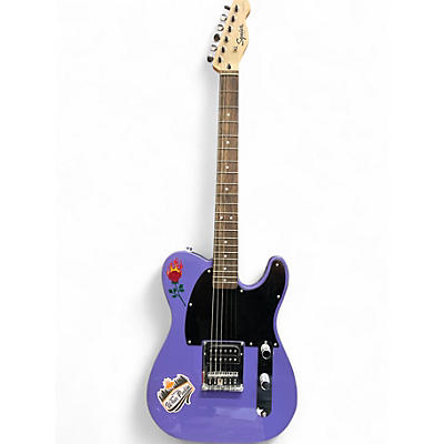 Used Squier Esquire Sonic H Purple Solid Body Electric Guitar