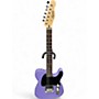 Used Squier Esquire Telecaster Purple Solid Body Electric Guitar Purple