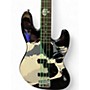 Used Squier FRANK BELL SIGNATURE JAZZ BASS Black Electric Bass Guitar Black