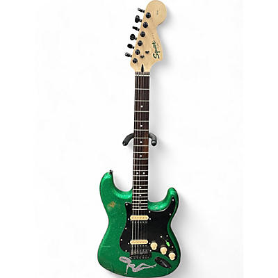 Squier Used Squier FSR Affinity Stratocaster Limited Edition Green Sparkle Solid Body Electric Guitar