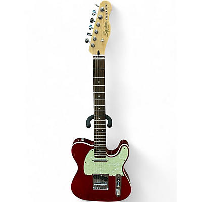 Squier Used Squier FSR Affinity Telecaster Crimson Red Trans Solid Body Electric Guitar