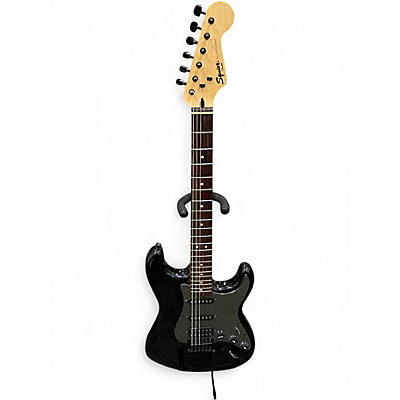 Used Squier FSR BULLET STRATOCASTER Black Solid Body Electric Guitar