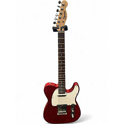 Used Squier FSR BULLET TELECASTER RED SPARKLE Solid Body Electric Guitar