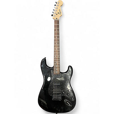 Used Squier FSR Bullet Stratocaster HT HSS Black Metallic Solid Body Electric Guitar