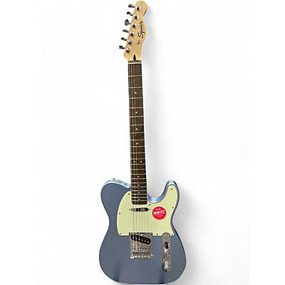 Used Squier FSR Bullet Telecaster Blue Solid Body Electric Guitar