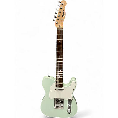Used Squier FSR Bullet Telecaster Surf Green Solid Body Electric Guitar