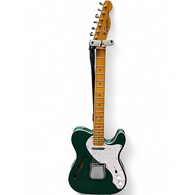 Used Squier FSR CLASSIC VIBE 60S THINLINE TELECASTER Sherwood Green Hollow Body Electric Guitar