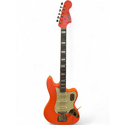 Used Squier FSR CLASSIC VIBE BASS VI TAHITIAN CORAL Electric Bass Guitar