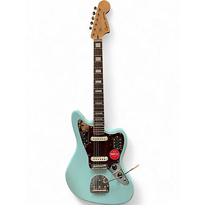 Used Squier FSR CLASSIC VIBES '70S JAGUAR Daphne Blue Solid Body Electric Guitar