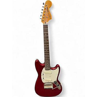 Used Squier FSR Classic Vibe 60s Mustang Metallic Red Solid Body Electric Guitar