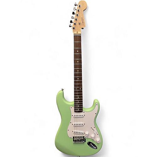 Used Squier FSR DEBUT COLLECTION Surf Green Solid Body Electric Guitar Surf Green