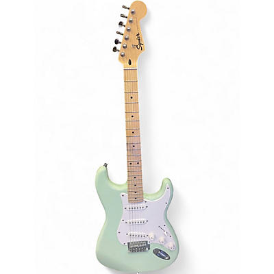 Used Squier FSR Sonic Stratocaster Surf Green Solid Body Electric Guitar