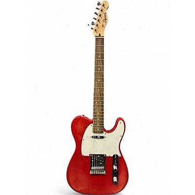 Used Squier FSR Telecaster Red Sparkle Solid Body Electric Guitar