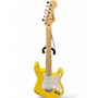 Used Squier Fender Limited Edition Squier Sonic Stratocaster HT Graffiti Yellow Solid Body Electric Guitar Graffiti Yellow