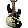 Used Squier Used Squier Frank Bello Jazz Bass Custom Graphic Electric Bass Guitar Custom Graphic