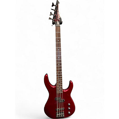 Used Squier HM BASS Candy Apple Red Electric Bass Guitar Candy Apple Red