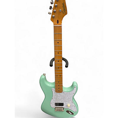 Used Squier HT H Surf Green Solid Body Electric Guitar
