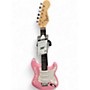 Used Squier Hello Kitty Stratocaster Single Hum Pink With Kitty Pickguard Pink Solid Body Electric Guitar Pink