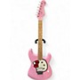 Used Squier Hello Kitty Stratocaster Single Hum Pink With Kitty Pickguard Pink Solid Body Electric Guitar Pink