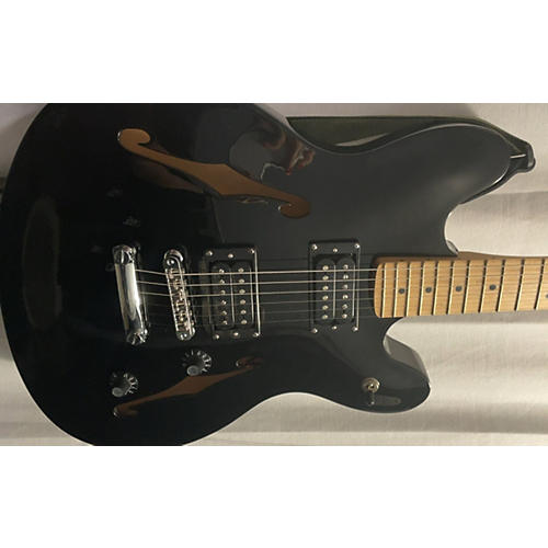 Squier Used Squier Hollowbody Hollow Body Electric Guitar Black