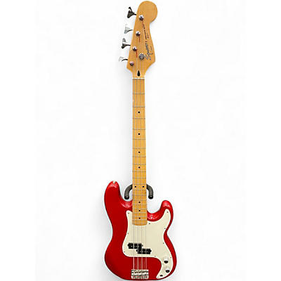 Used Squier II PRECISION BASS Torino Red Electric Bass Guitar
