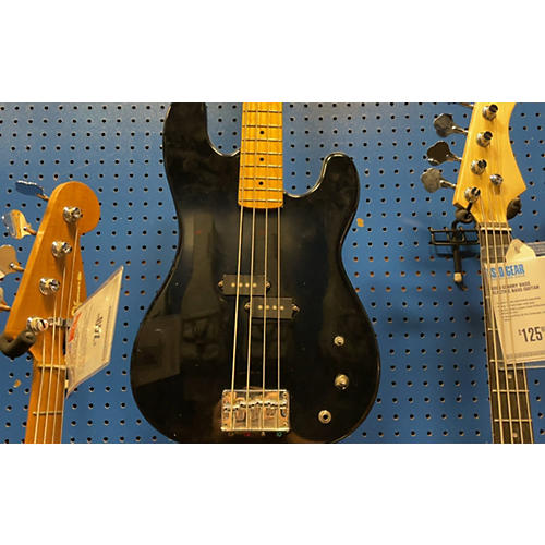 Used Squier II Precision Bass Black Electric Bass Guitar Black