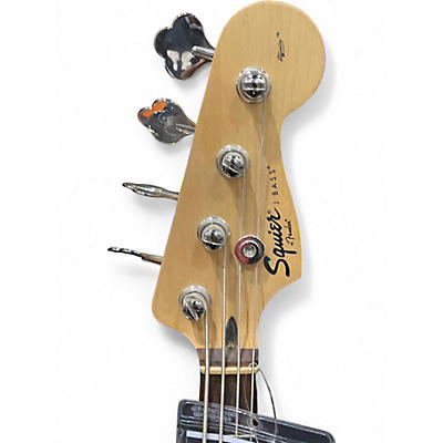 Used Squier J BASS Black Electric Bass Guitar