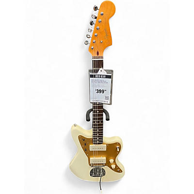 Used Squier J Mascis Jazzmaster Alpine White Solid Body Electric Guitar