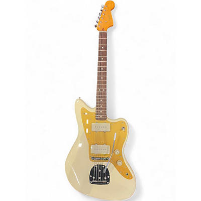 Used Squier J Mascis Jazzmaster Antique White Solid Body Electric Guitar
