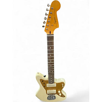 Used Squier J Mascis Jazzmaster Cream Solid Body Electric Guitar